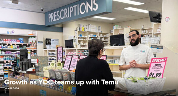 YDC Growth with Temu Hamdy Khodary serving a customer at Your Discount Chemist in Greenacre